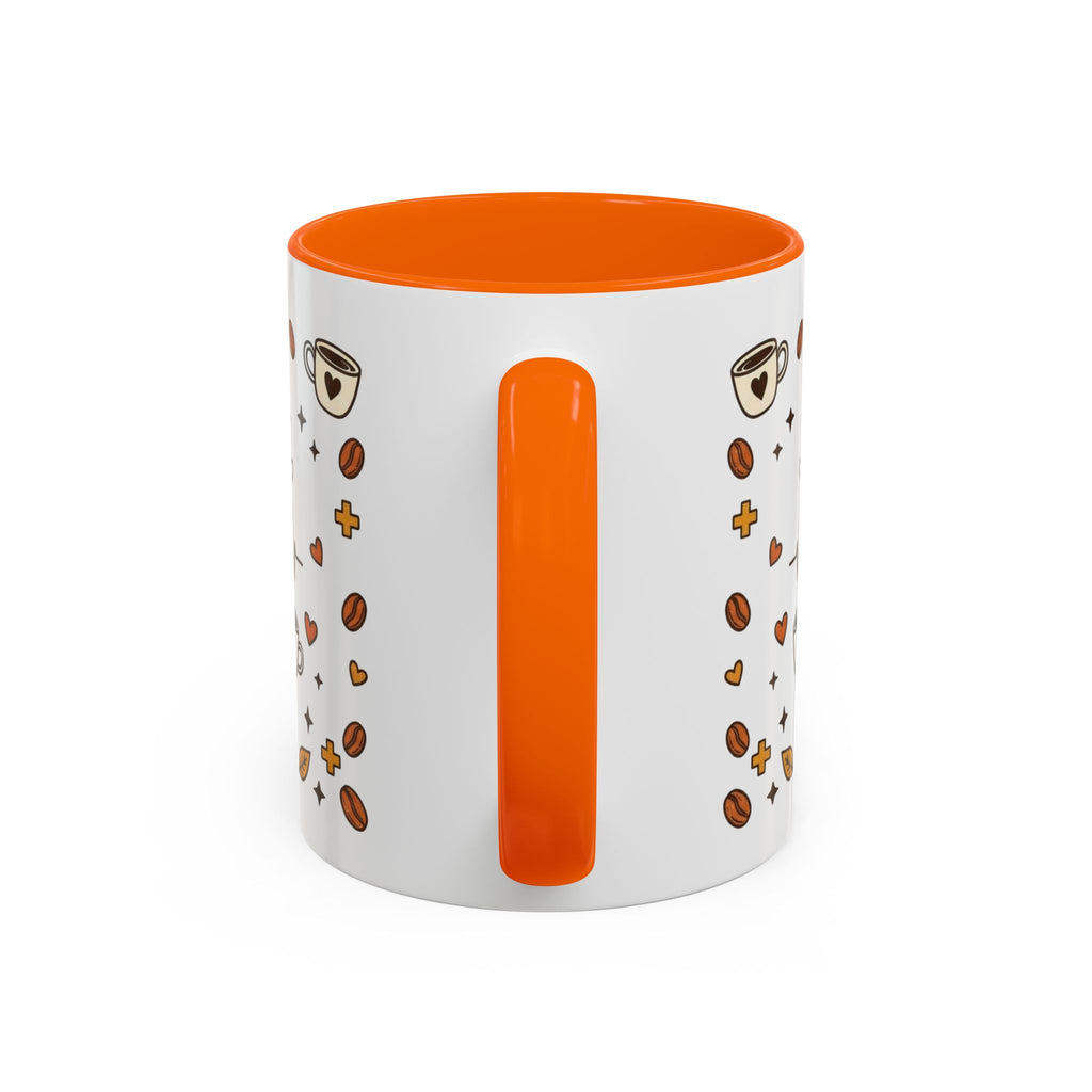 Coffee Mug — "Caffeine & Compassion" Nurse Fuel Accent Mug (11/15 oz)