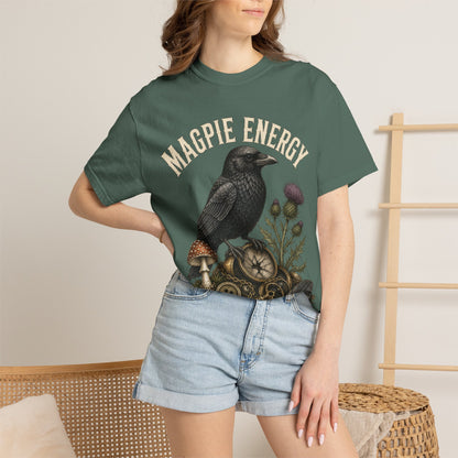 Magpie Energy T-Shirt — Vintage Crow & Thistle Graphic Tee