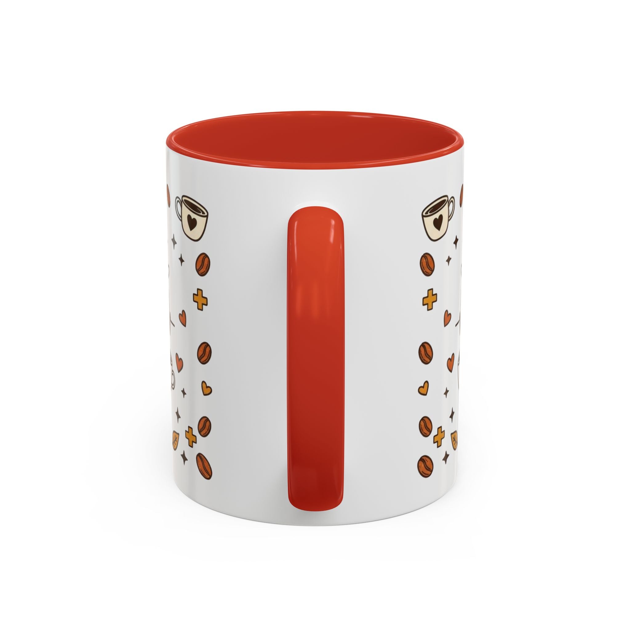 Coffee Mug — "Caffeine & Compassion" Nurse Fuel Accent Mug (11/15 oz)