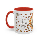 Coffee Mug — "Caffeine & Compassion" Nurse Fuel Accent Mug (11/15 oz)