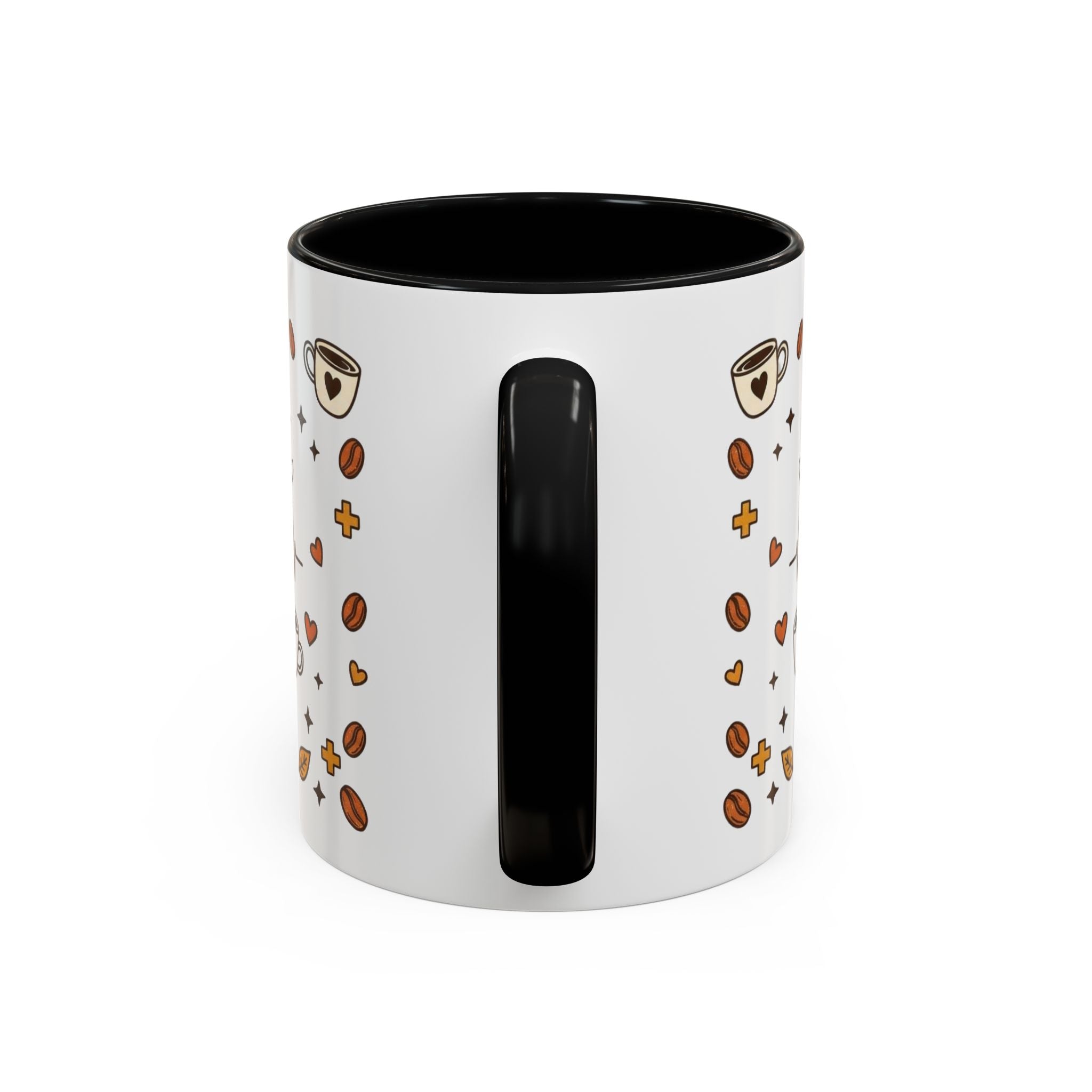 Coffee Mug — "Caffeine & Compassion" Nurse Fuel Accent Mug (11/15 oz)