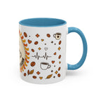 Coffee Mug — "Caffeine & Compassion" Nurse Fuel Accent Mug (11/15 oz)