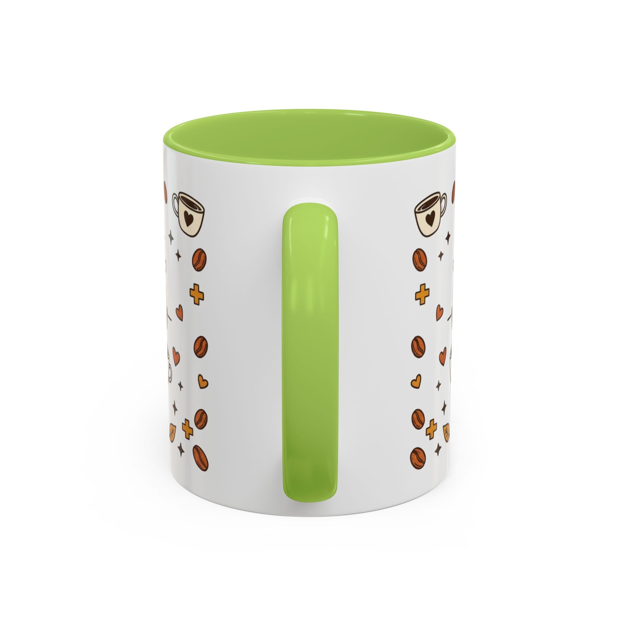 Coffee Mug — "Caffeine & Compassion" Nurse Fuel Accent Mug (11/15 oz)