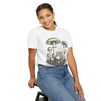 Mushroom Skull T-Shirt — “Do Not Eat (Seriously)” Graphic Tee