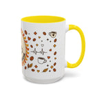 Coffee Mug — "Caffeine & Compassion" Nurse Fuel Accent Mug (11/15 oz)