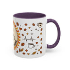 Coffee Mug — "Caffeine & Compassion" Nurse Fuel Accent Mug (11/15 oz)