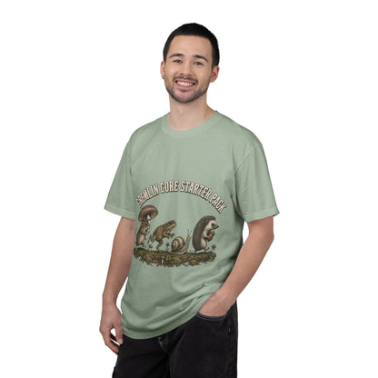 Mushroom Core Starter Pack T-Shirt — Cute Forest Critter Graphic Tee