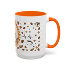Coffee Mug — "Caffeine & Compassion" Nurse Fuel Accent Mug (11/15 oz)