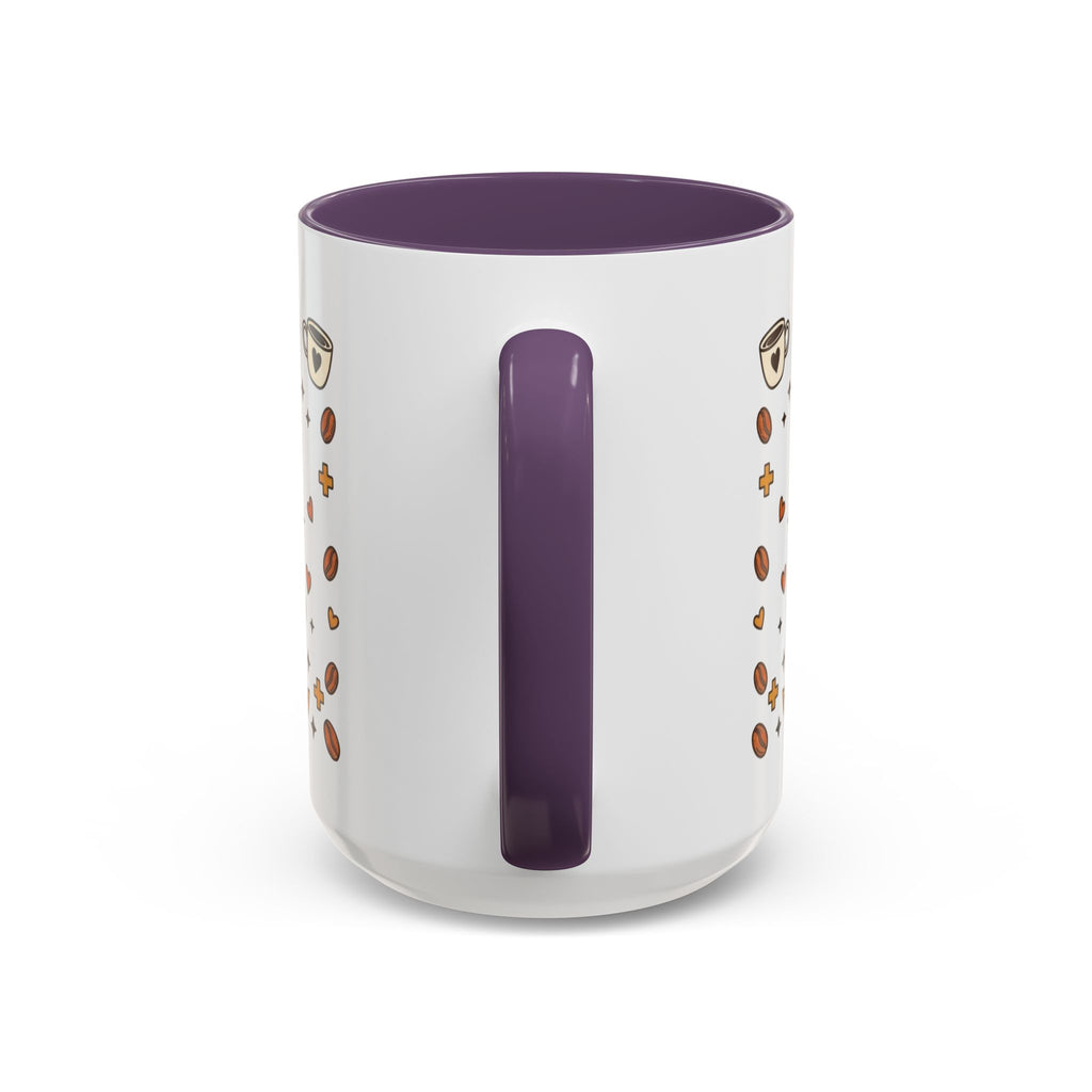Coffee Mug — "Caffeine & Compassion" Nurse Fuel Accent Mug (11/15 oz)