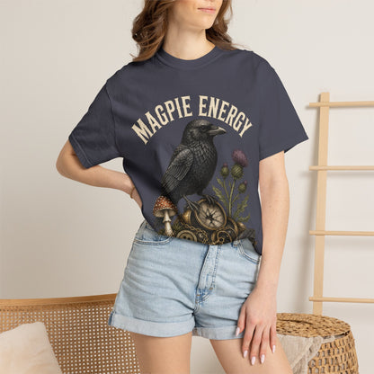 Magpie Energy T-Shirt — Vintage Crow & Thistle Graphic Tee
