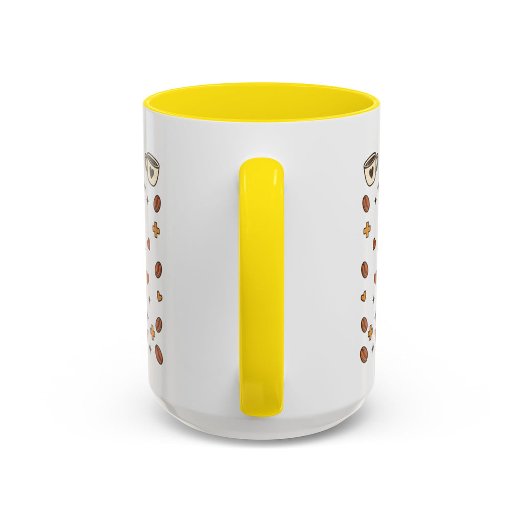 Coffee Mug — "Caffeine & Compassion" Nurse Fuel Accent Mug (11/15 oz)