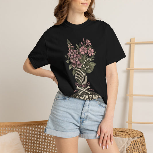 Say It With Flowers T-Shirt — Vintage Floral Bouquet Graphic