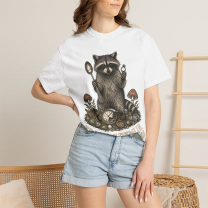 Raccoon 'Trash Gremlin' T-Shirt — Feed Me Shiny Things Graphic Tee