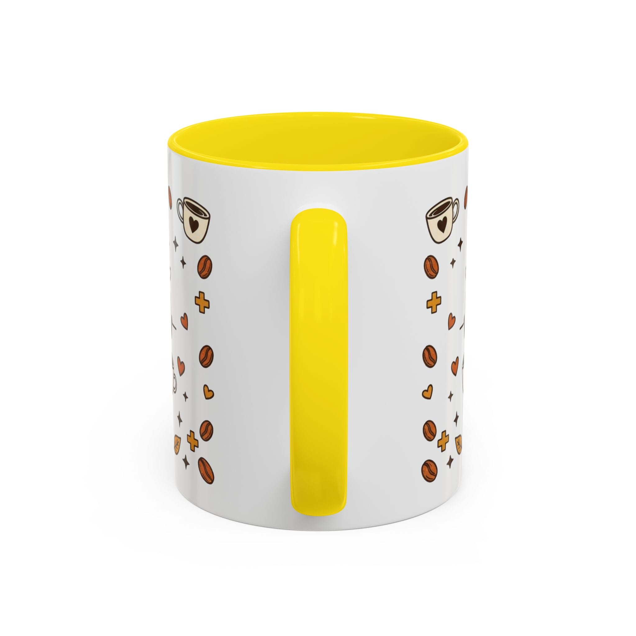 Coffee Mug — "Caffeine & Compassion" Nurse Fuel Accent Mug (11/15 oz)