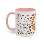 Coffee Mug — "Caffeine & Compassion" Nurse Fuel Accent Mug (11/15 oz)