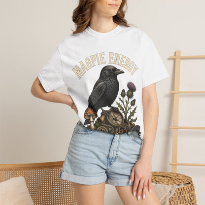 Magpie Energy T-Shirt — Vintage Crow & Thistle Graphic Tee