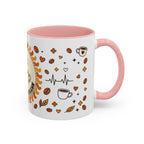 Coffee Mug — "Caffeine & Compassion" Nurse Fuel Accent Mug (11/15 oz)