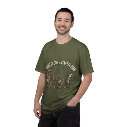 Mushroom Core Starter Pack T-Shirt — Cute Forest Critter Graphic Tee