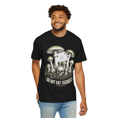 Mushroom Skull T-Shirt — “Do Not Eat (Seriously)” Graphic Tee